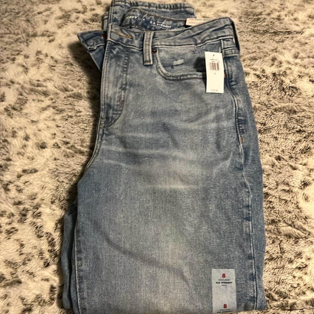 Old Navy High Rise OG straight jeans